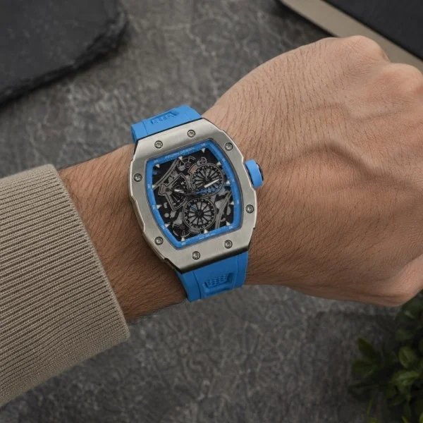Мужские часы Pagani Design PD-YS012 Silver-Blue фото 3